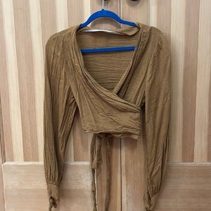 free people wrap top